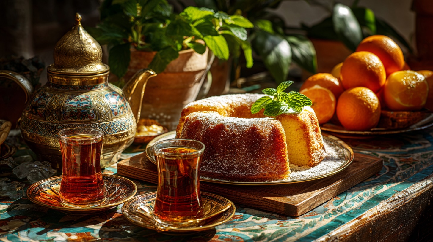 Moroccan Meskouta Cake