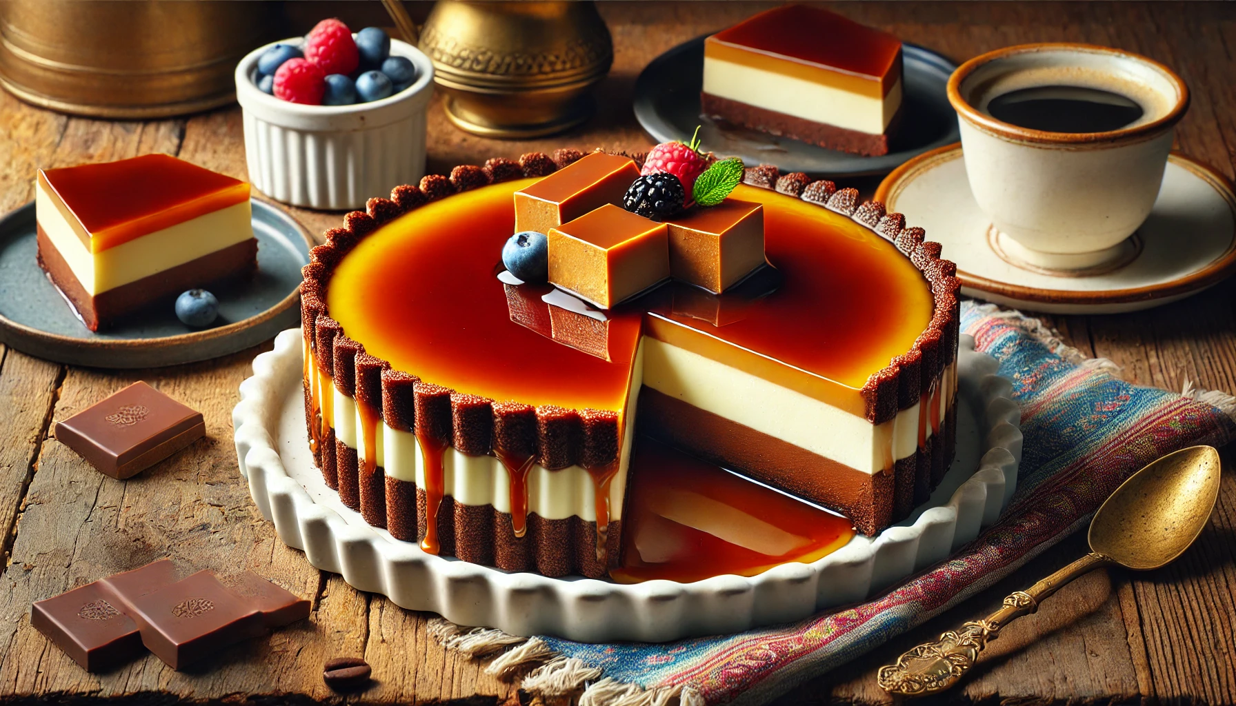 Chocoflan Pie