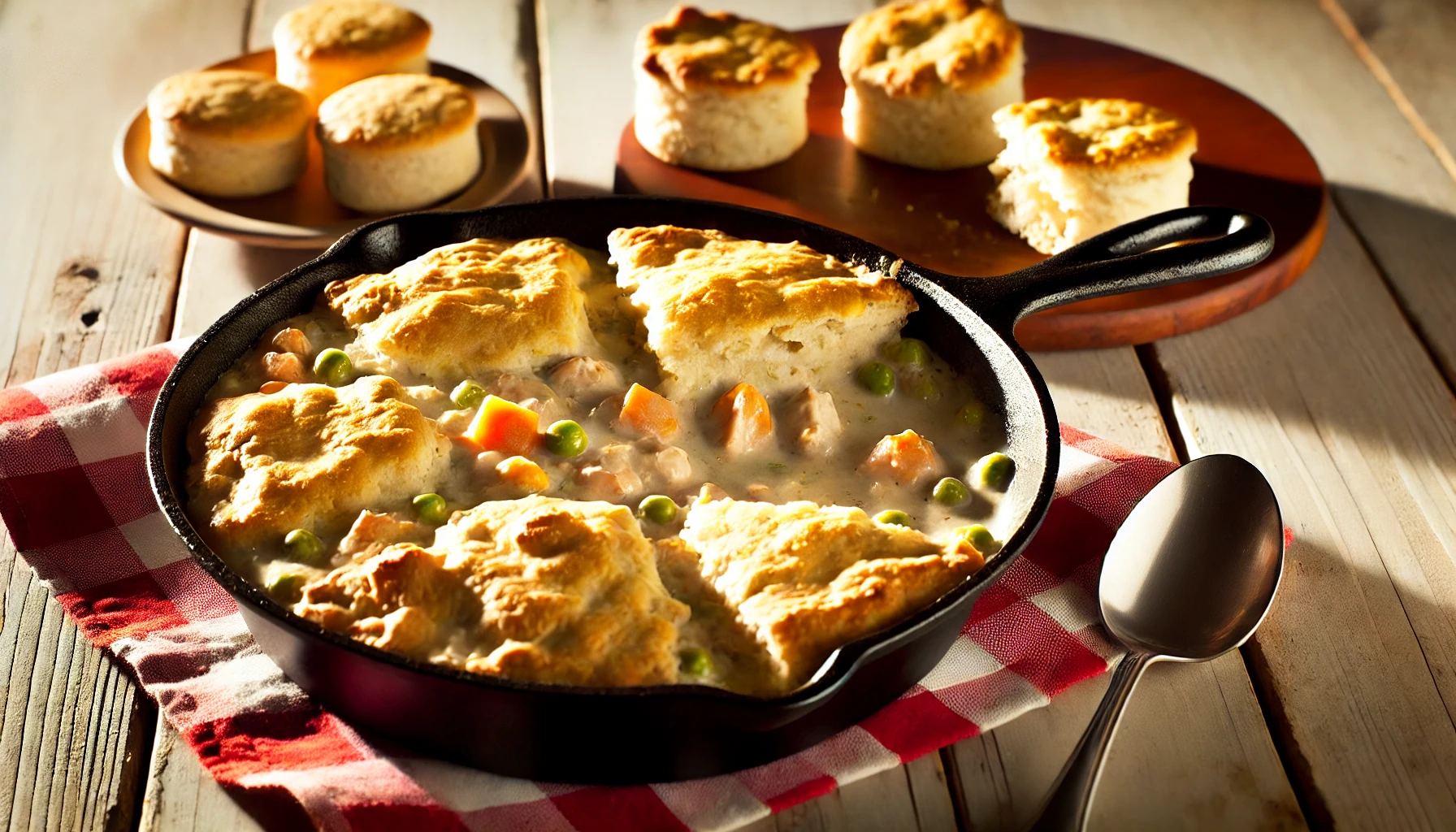 Chicken and Biscuit Pie