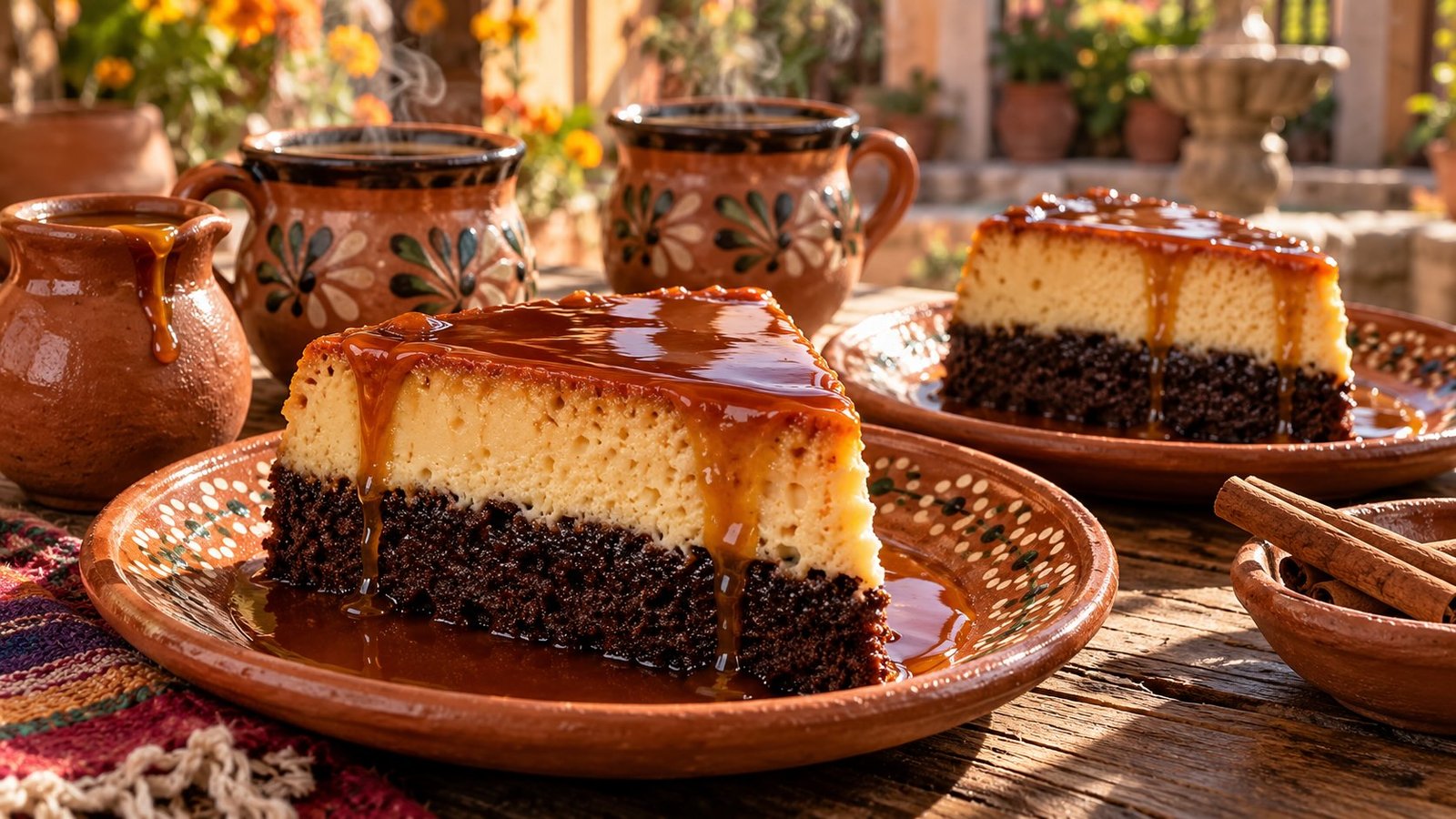 Mexican Chocoflan: Two Desserts, One Impossible Cake