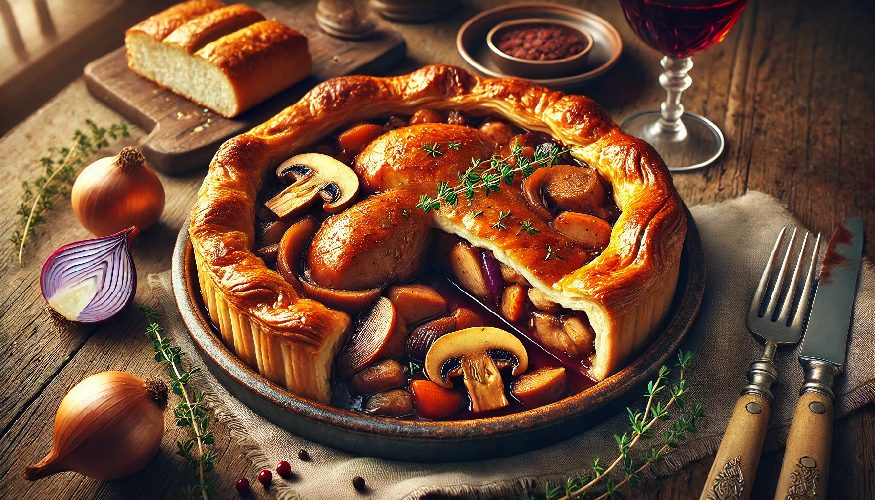 Coq au Vin Pie