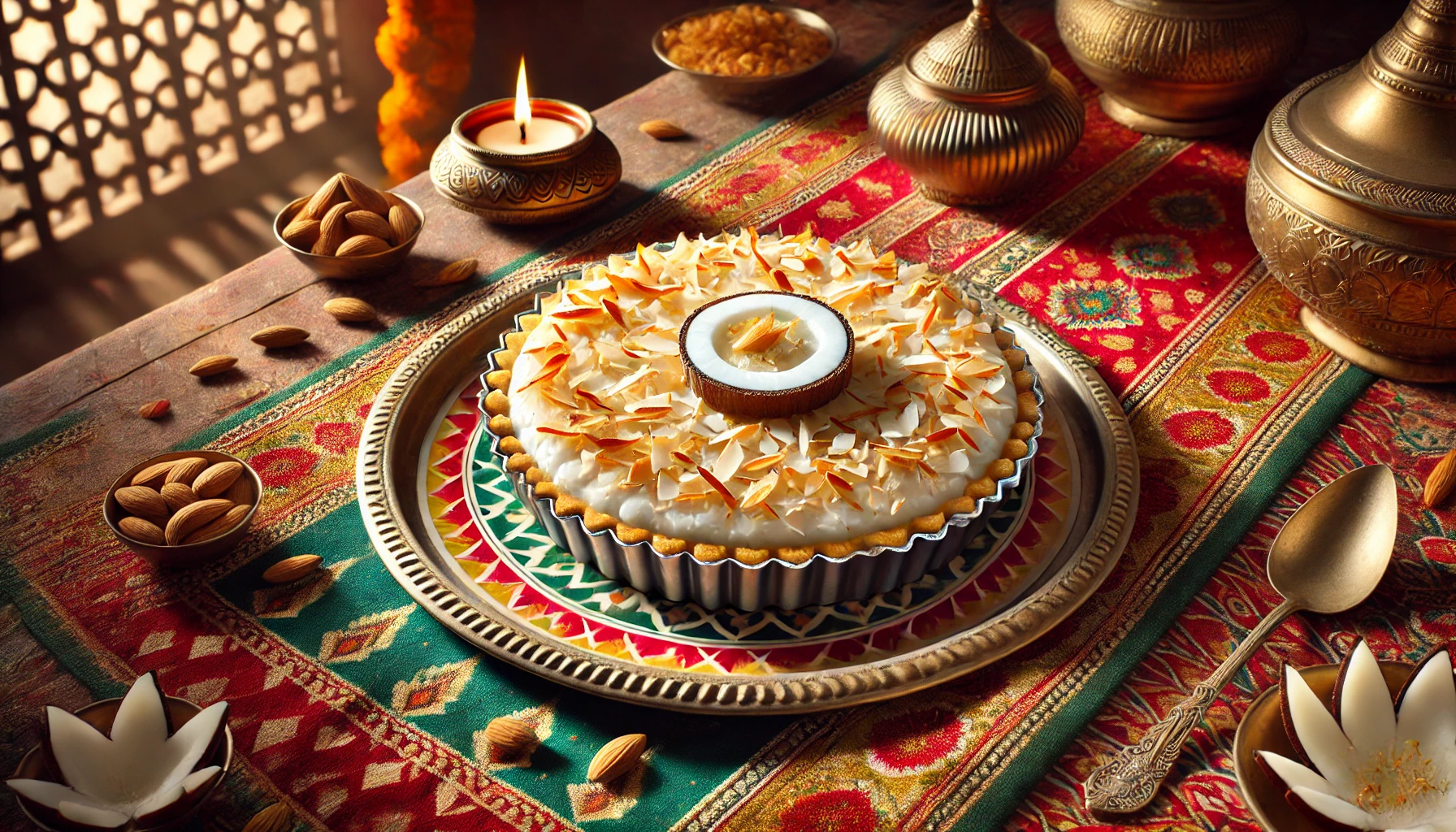 Coconut Barfi Pie