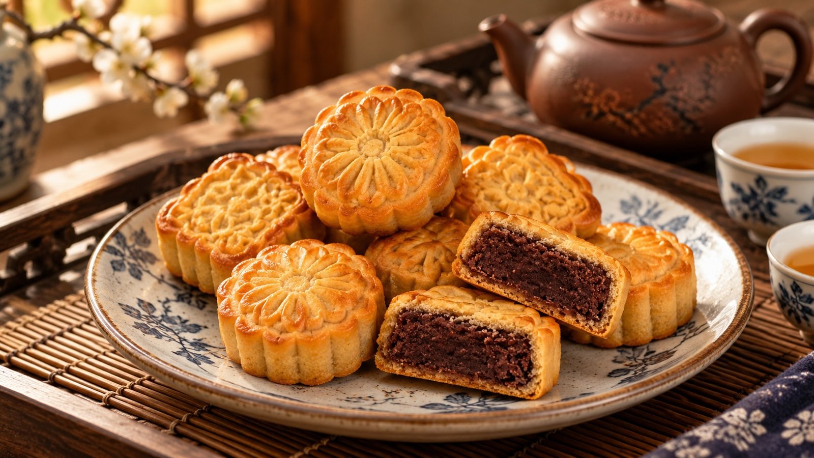 Red Bean Mooncakes: A Symbol of Tradition and Sweetness in China