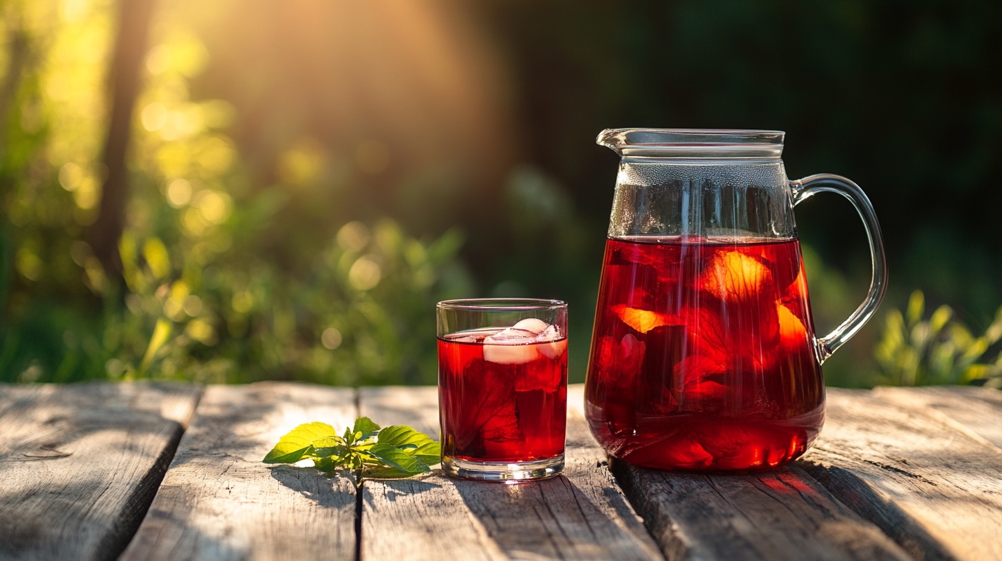 Agua de Jamaica Hibiscus Tea