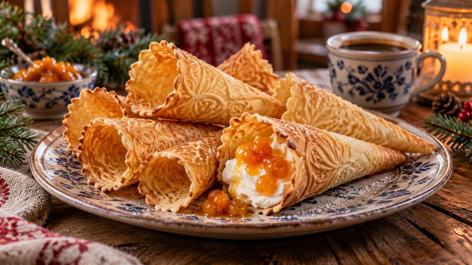 Krumkake: Norway’s Delicate Christmas Treat