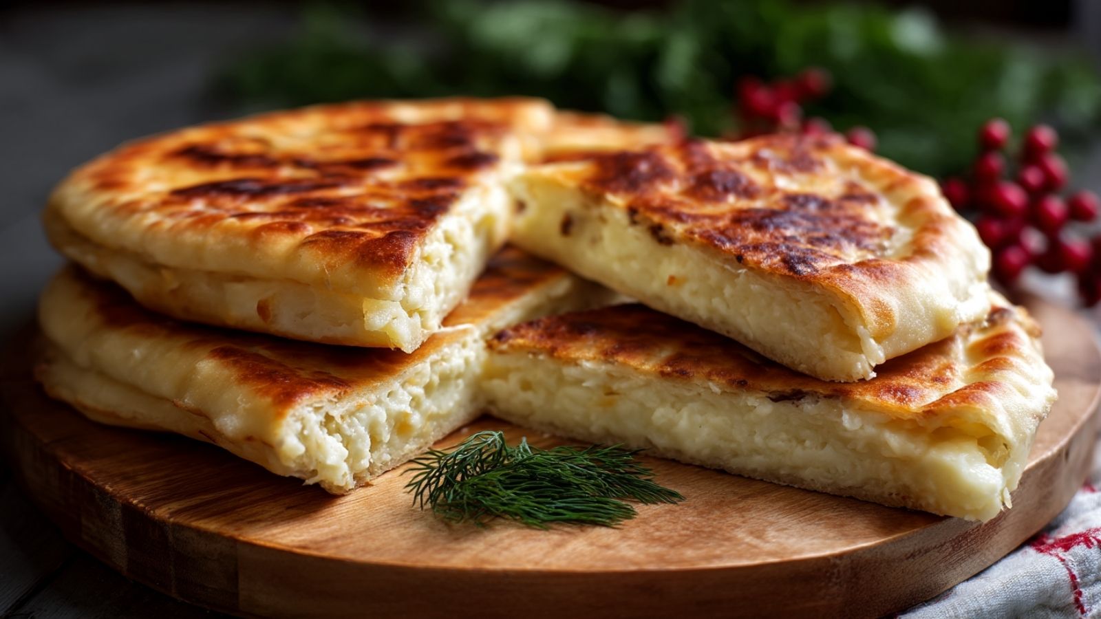 Ossetian pie Kartofdjin Recipe