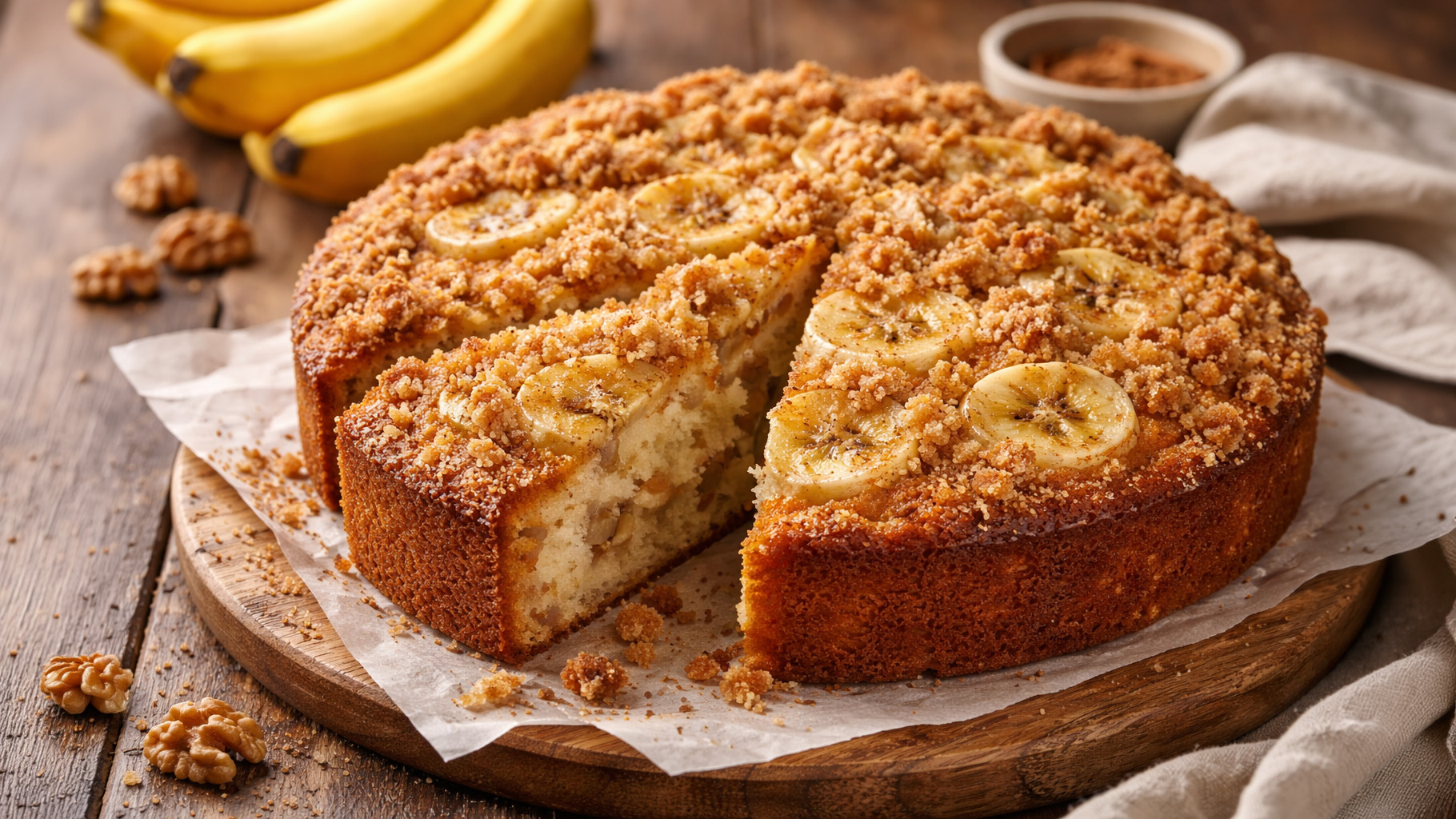 Cuca de Banana: A Crumb-Topped Classic from Southern Brazil