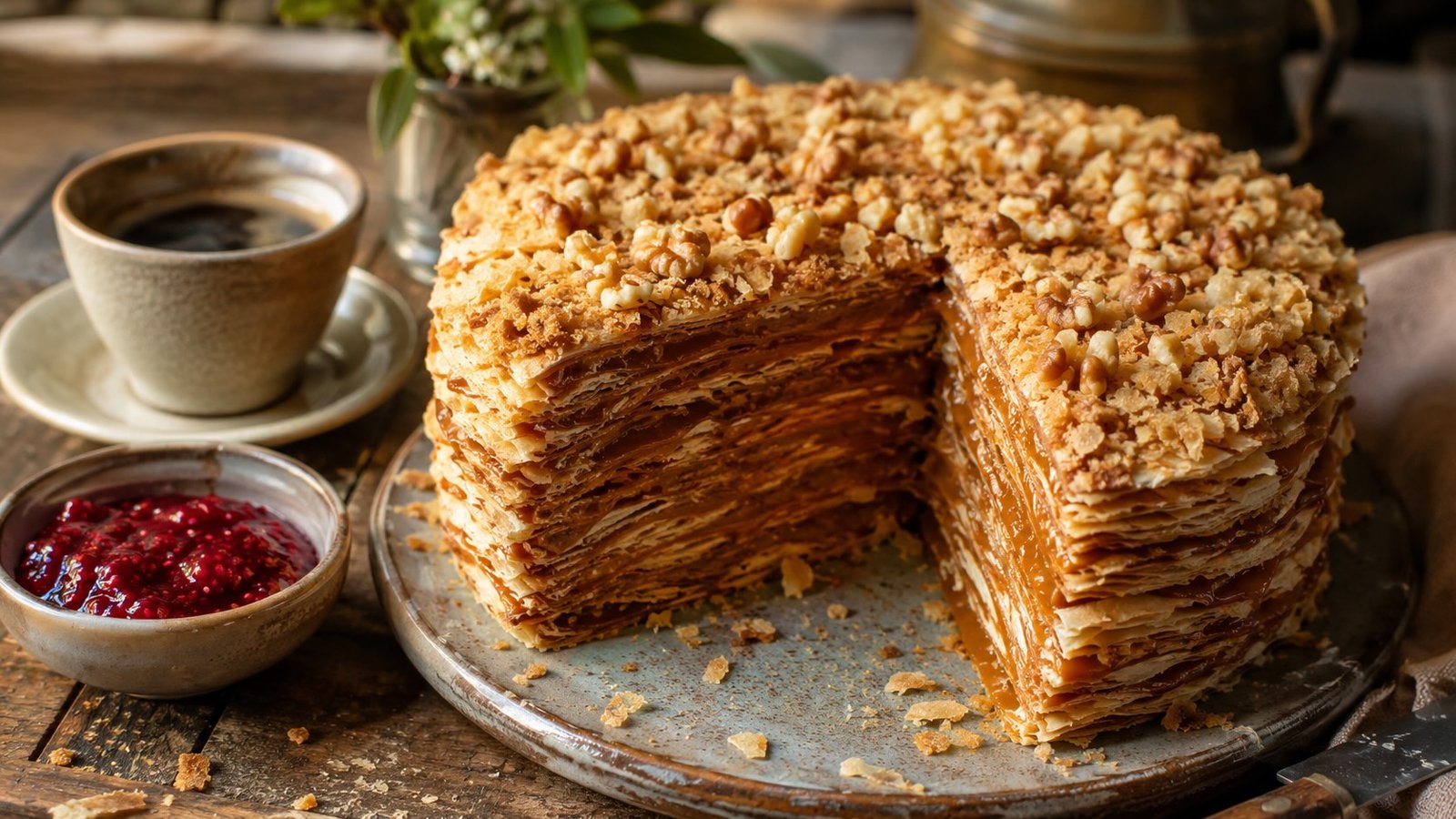 Torta de Mil Hojas: Crunchy, Sticky, Glorious Layer Cake